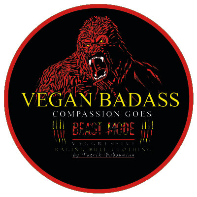 Vegan-Badass-Sticker Set