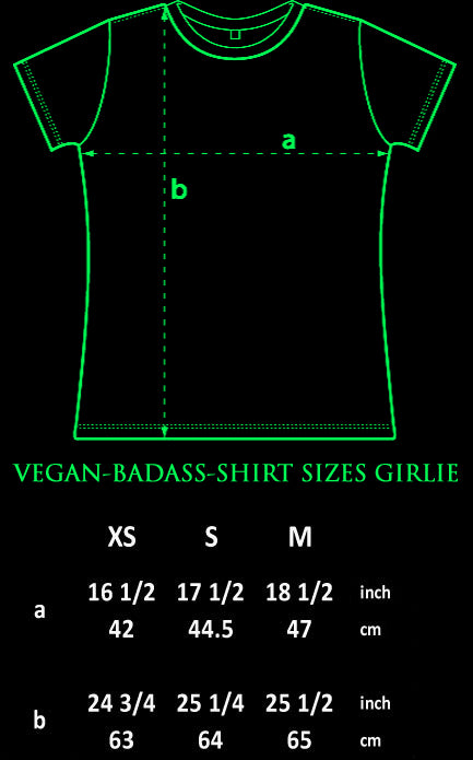 Original vegan badass shirt