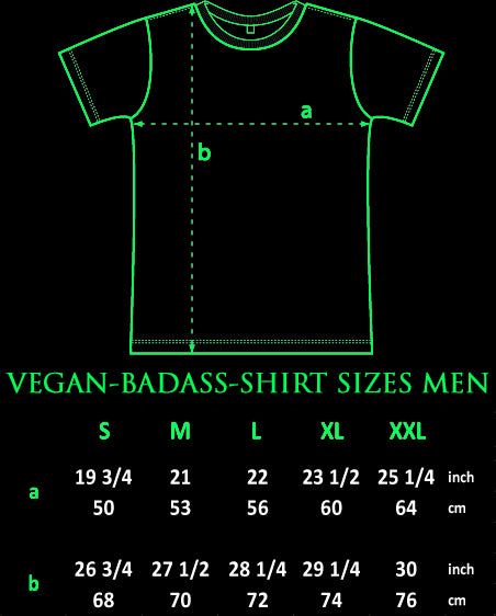 Original vegan badass shirt